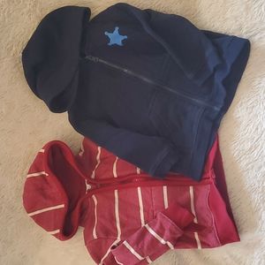 Boy's Sweat Shirt Jackets, size 2T